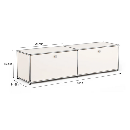 Modern Modular Metal Storage Cabinet