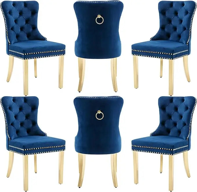 Velvet Dining Chairs Set Of 6