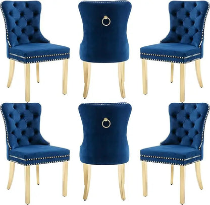 Velvet Dining Chairs Set Of 6