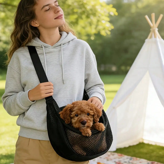 Foldable Ventilated Pet Sling Bag