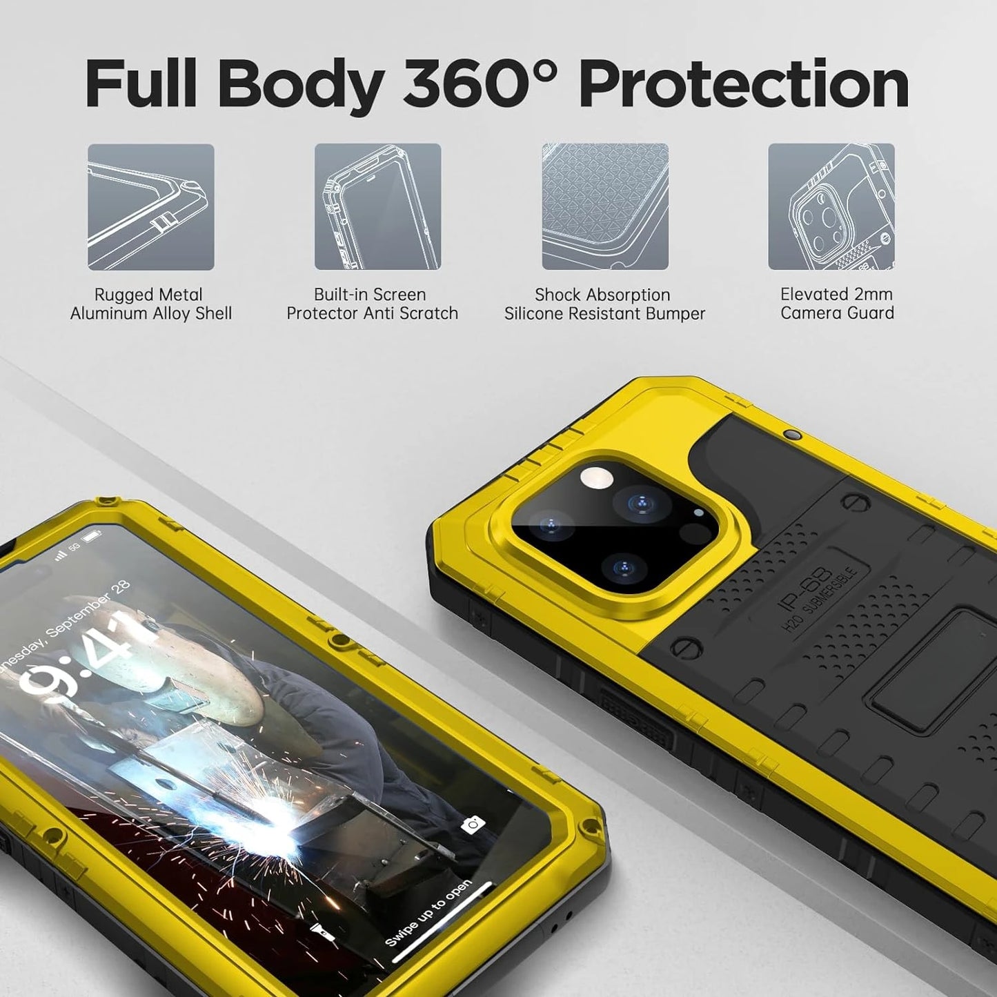 IPhone Pro Max Plus Waterproof Case