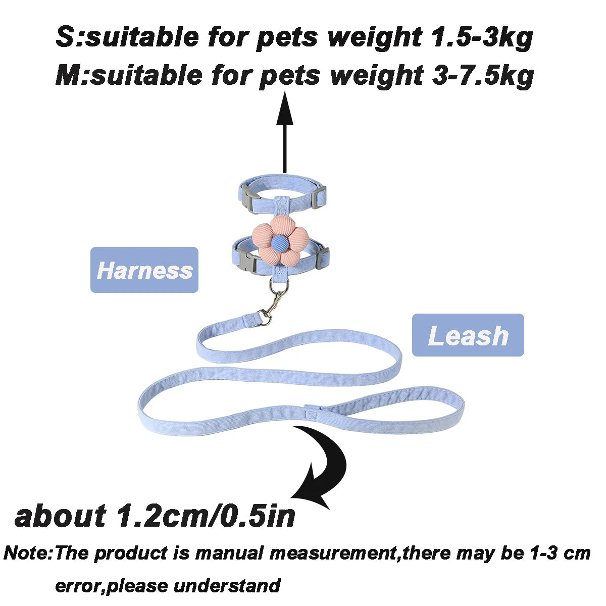 Cat Harness and Leash Set