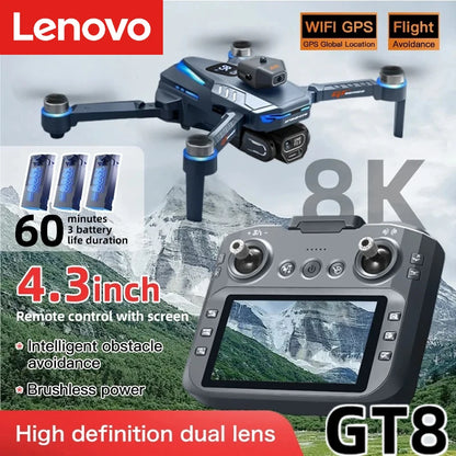 Lenovo GT8 Drone 8K Professional Dual Camera