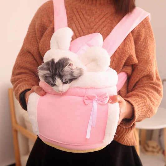 Cat Backpack Carrier with Bed