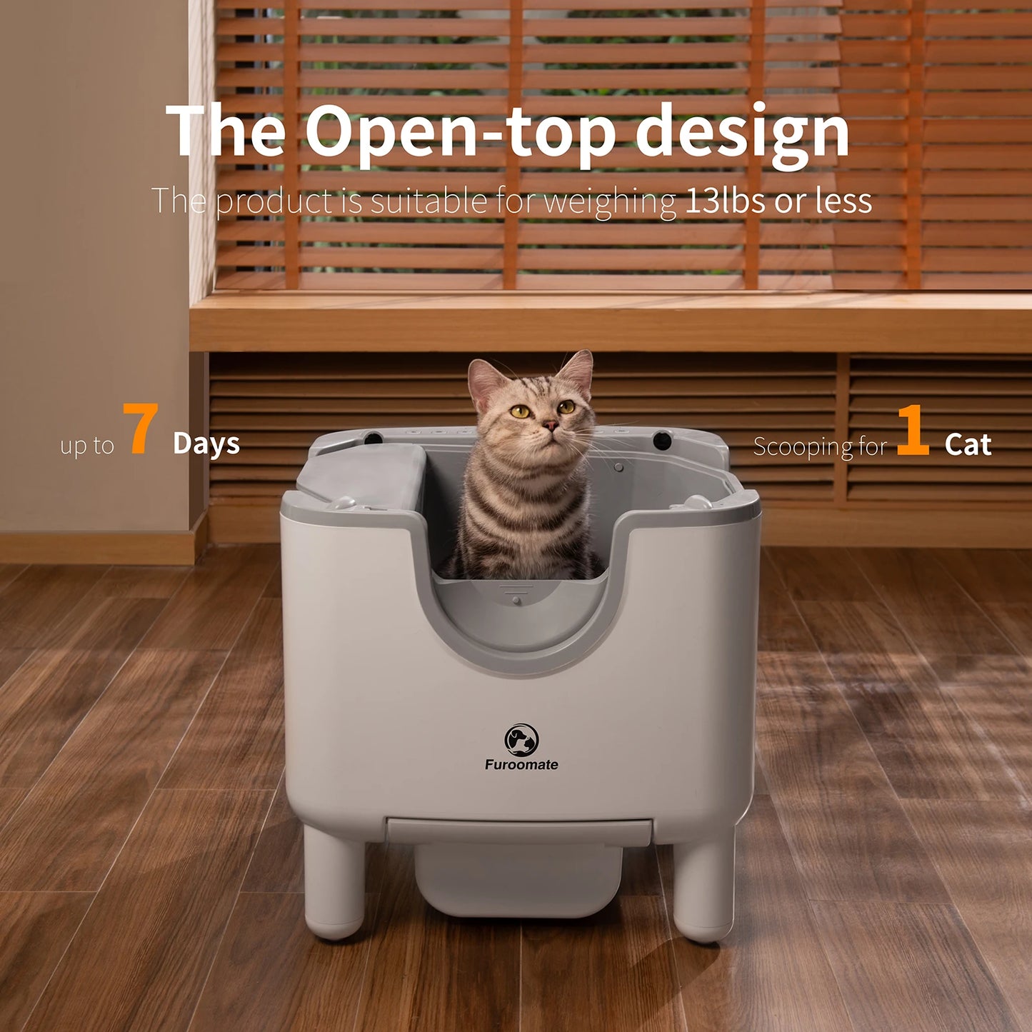 F6 Self-Cleaning Litter Box