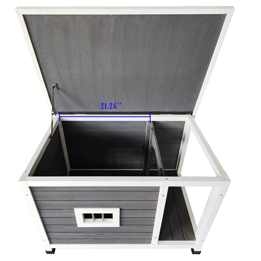 Outdoor Wooden Puppy Kennel Waterproof