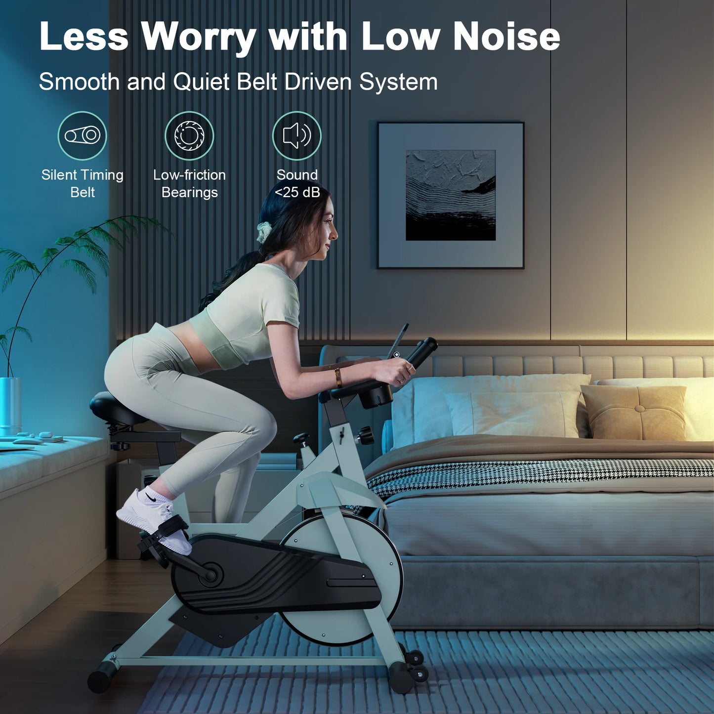 Superun Exercise Bike 32-Level Magnetic Resistance
