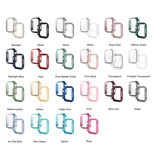 Tempered Glass+Cover For Apple Watch