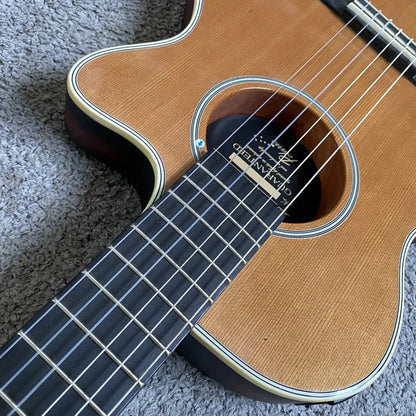 L111  Cross Over Classical Solid Wood Body Acoustic-Electric
