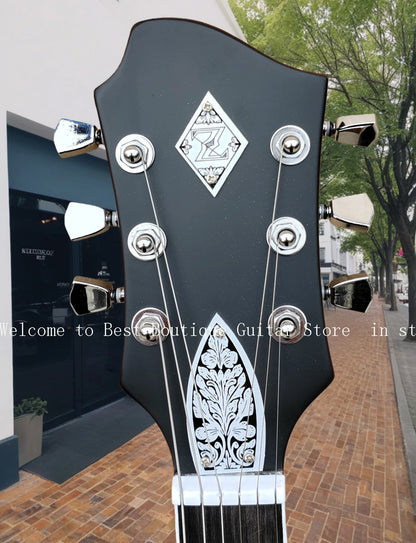 Metal front electric guitar, 22 Trauts, Deluxe, Zemaitis Casimere, professional guitar N.O425368
