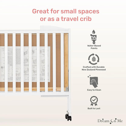 Full-Size Folding Baby Crib