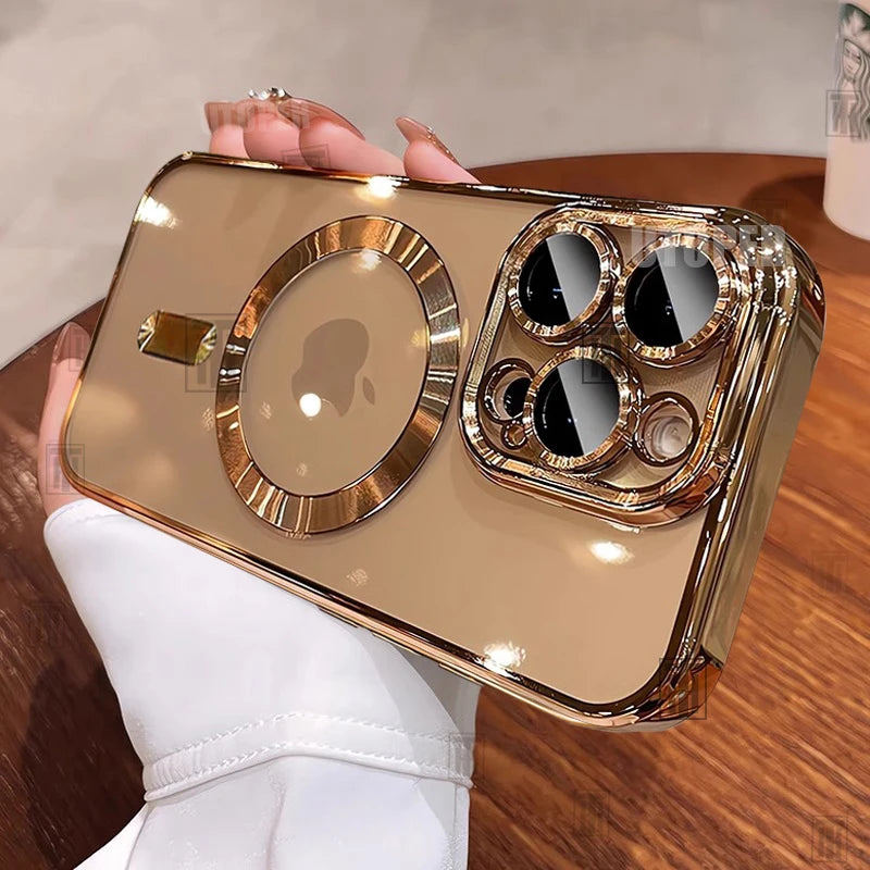 Gold Case For iPhone Pro Max Plus