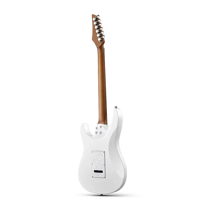 Donner Dst-550 Double-Cut Poplar Electric Guitar - 7 Tone Switching & Tremolo Bridge, Full-Size Body with Gig Bag, Authentic