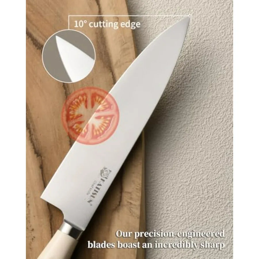 Kitchen Knife Set 14-Piece With Wooden Block