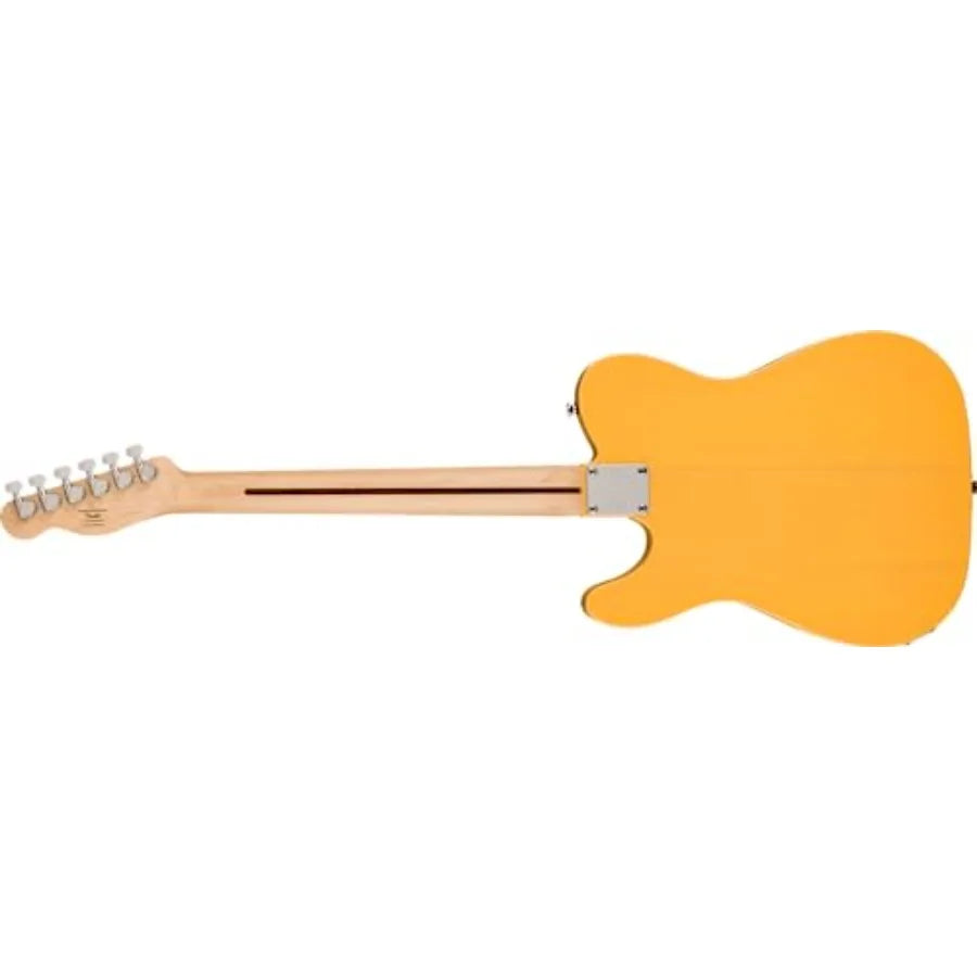 Squire Sonic Telecaster Electric Guitar for beginners, alder body with butterscotch blonde finish and maple fingerboard for bri