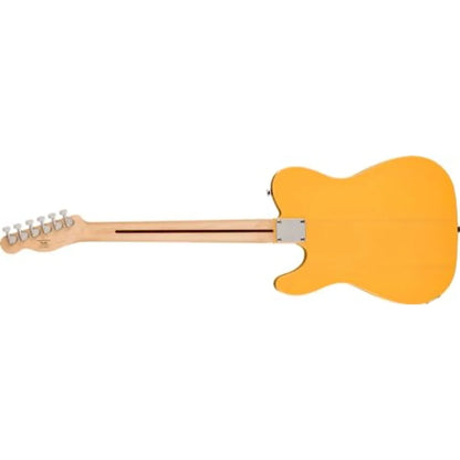 Squire Sonic Telecaster Electric Guitar for beginners, alder body with butterscotch blonde finish and maple fingerboard for bri