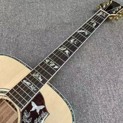41 inch solid wood profile acoustic acoustic guitar D-bucket hummingbird series