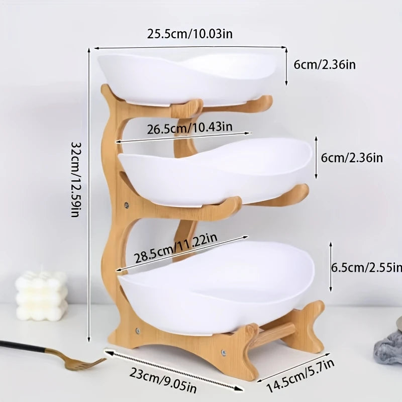 Elegant 2 & 3-Tier Fruit Stands