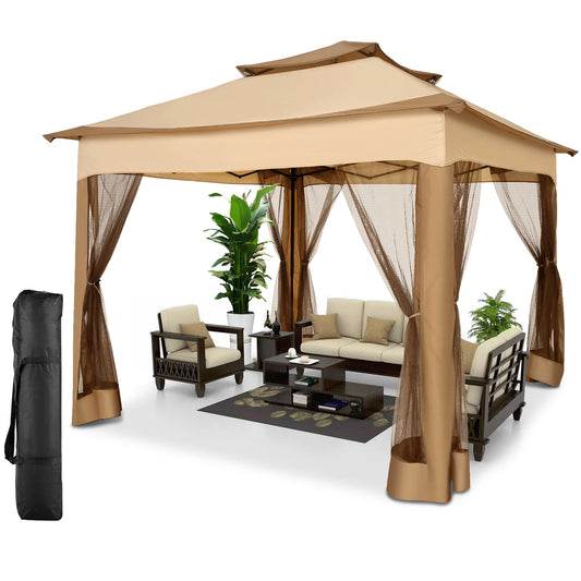 11x11 Pop Up Gazebo One-Push Canopy Tent