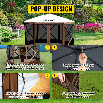 Pop-up Camping Gazebo 12' x 12'