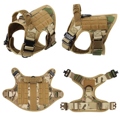 Tactical Dog Harness Leash Set