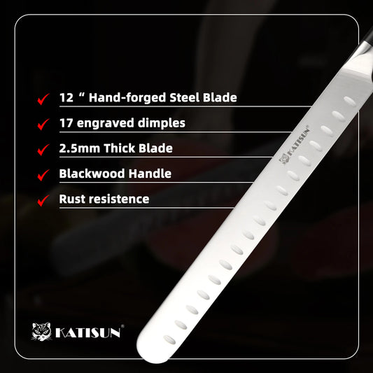 13 Inch Round Tip Ham Slicing Knife