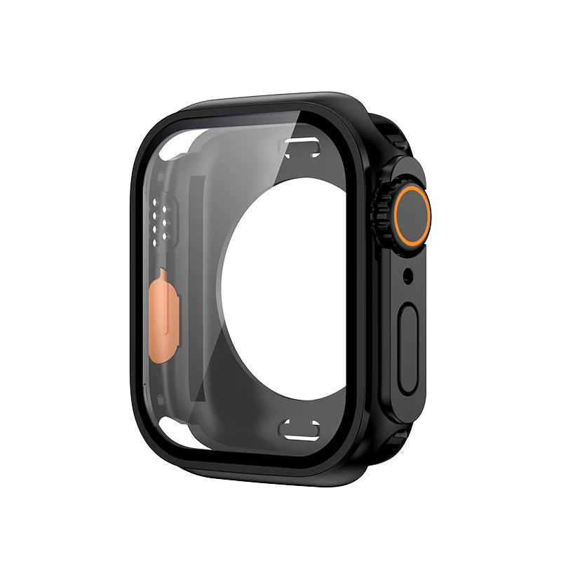 Tempered Glass+Cover For Apple Watch