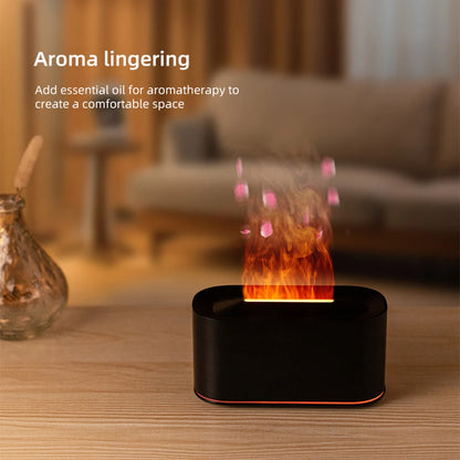 Flame Colorful Water Vapor Fire Humidifier
