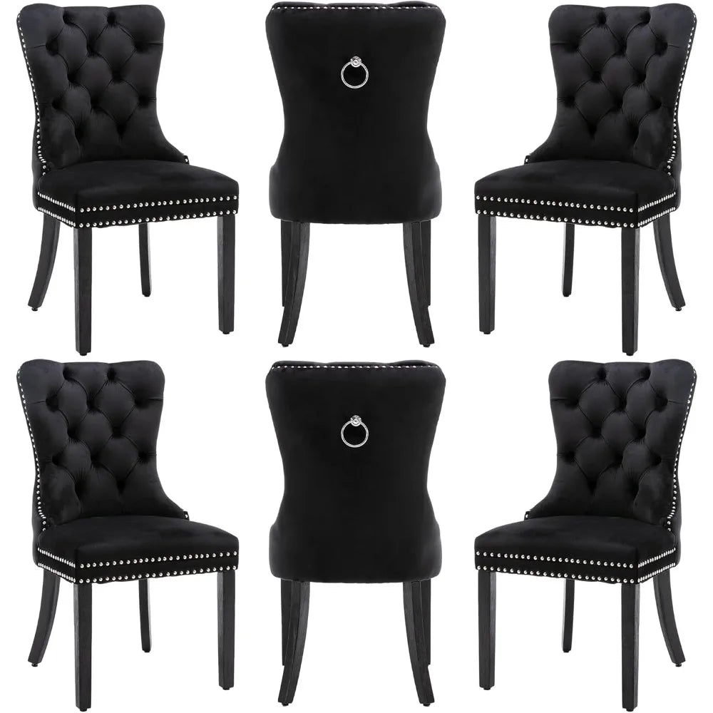 Velvet Dining Chairs Set Of 6
