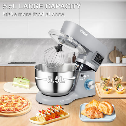 SucceBuy Stand Mixer 6 Speeds LCD Screen