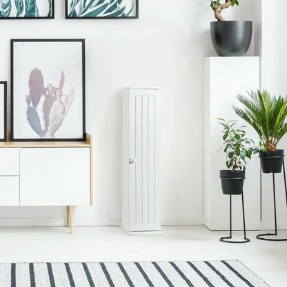 Bathroom Storage Floor Cabinet W/ 4 Shelves