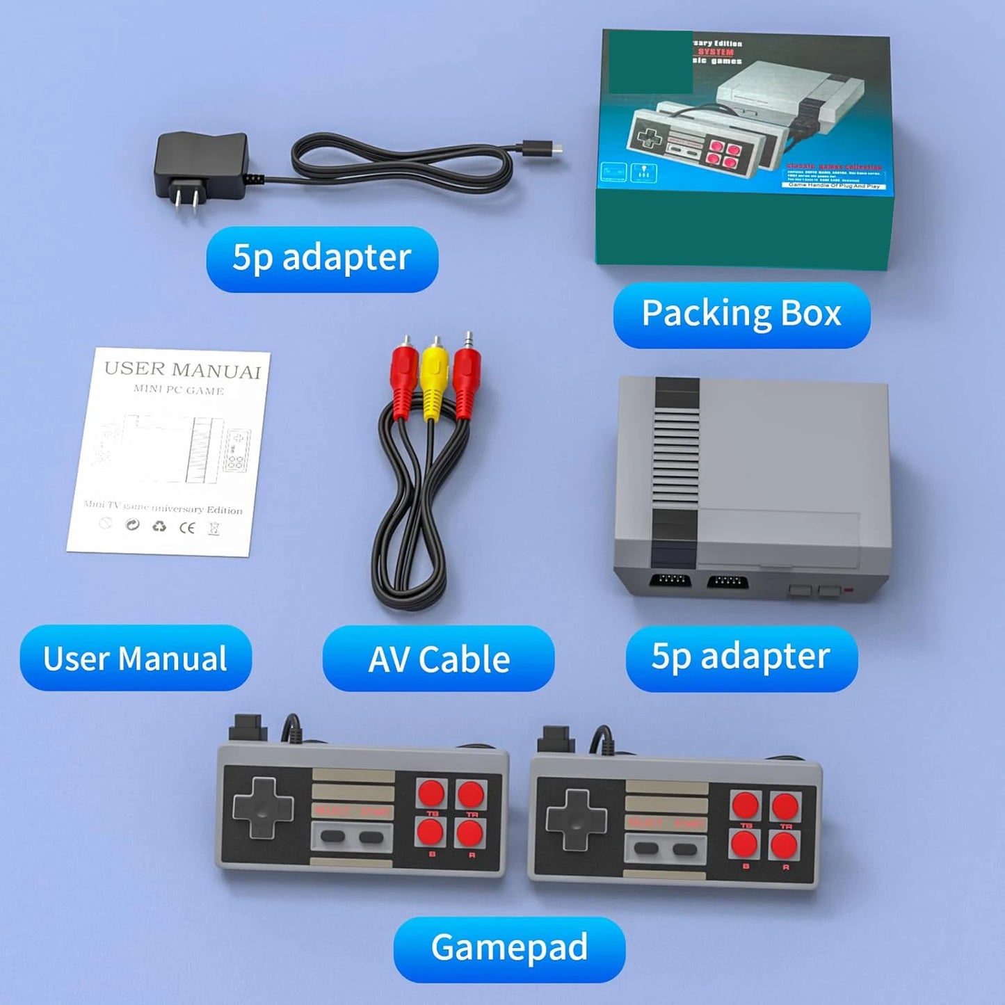 Retro Game Console Classic Video Game System