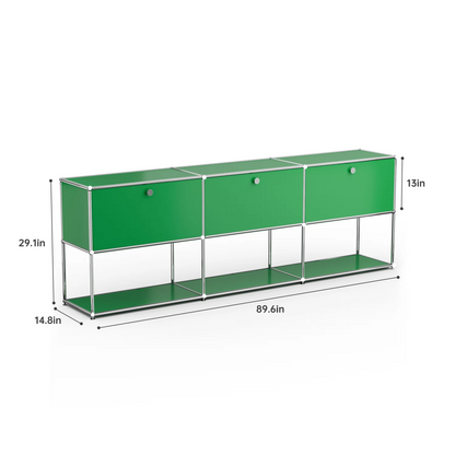 Modern Modular Metal Storage Cabinet