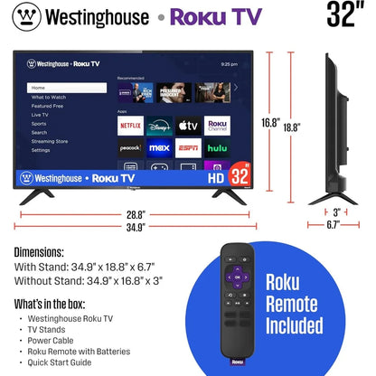 Westinghouse Roku TV - 32 Inch Smart TV