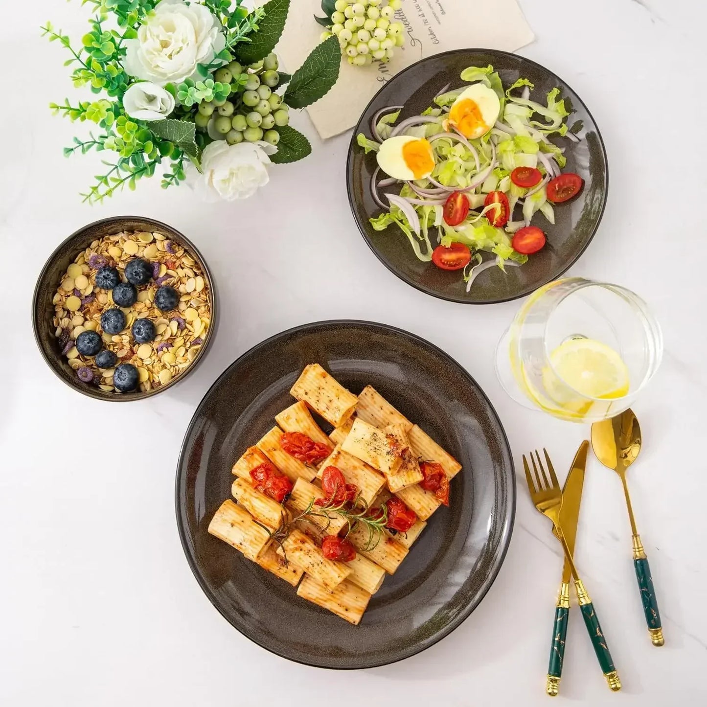 Ceramic Dinnerware Sets for 8