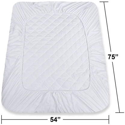 2 Pack Quilted Fitted Mattress Pad, Full Size