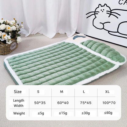 Winter Dog Bed Removable Washable Mat