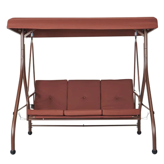 3-Seat Patio Swing Chair