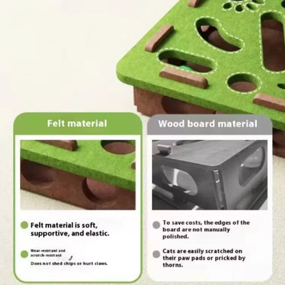 Interactive Cat Toy Maze Game