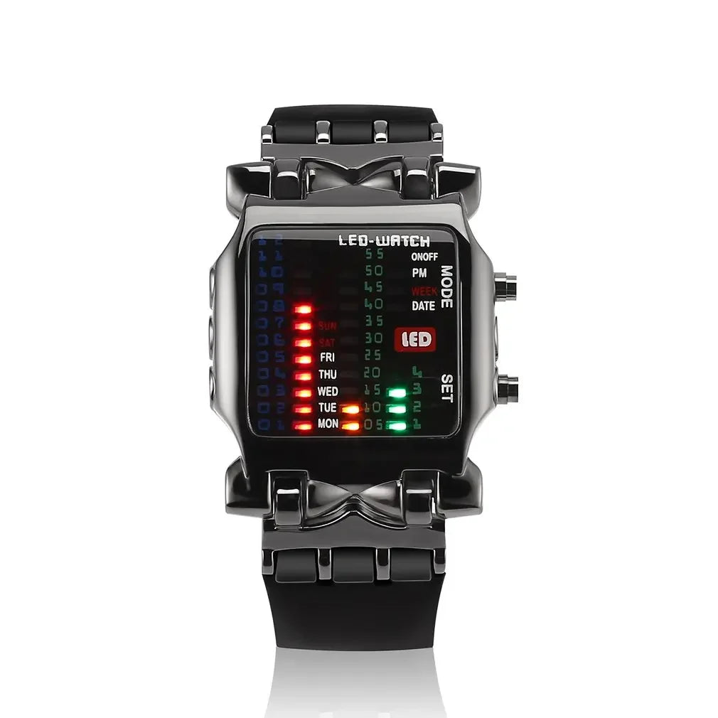 LED Watch Men Fashion Creative Electronic Watch