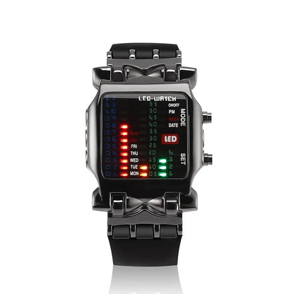 LED Watch Men Fashion Creative Electronic Watch