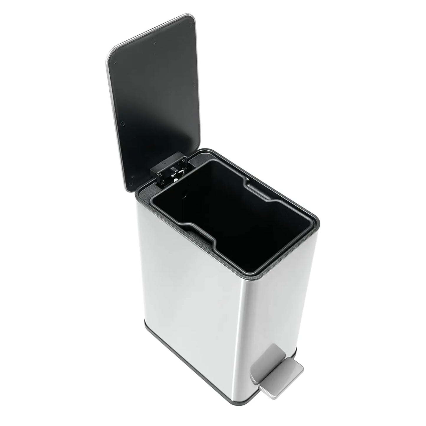 Anti-Slip Trash Can with Liner Lock System