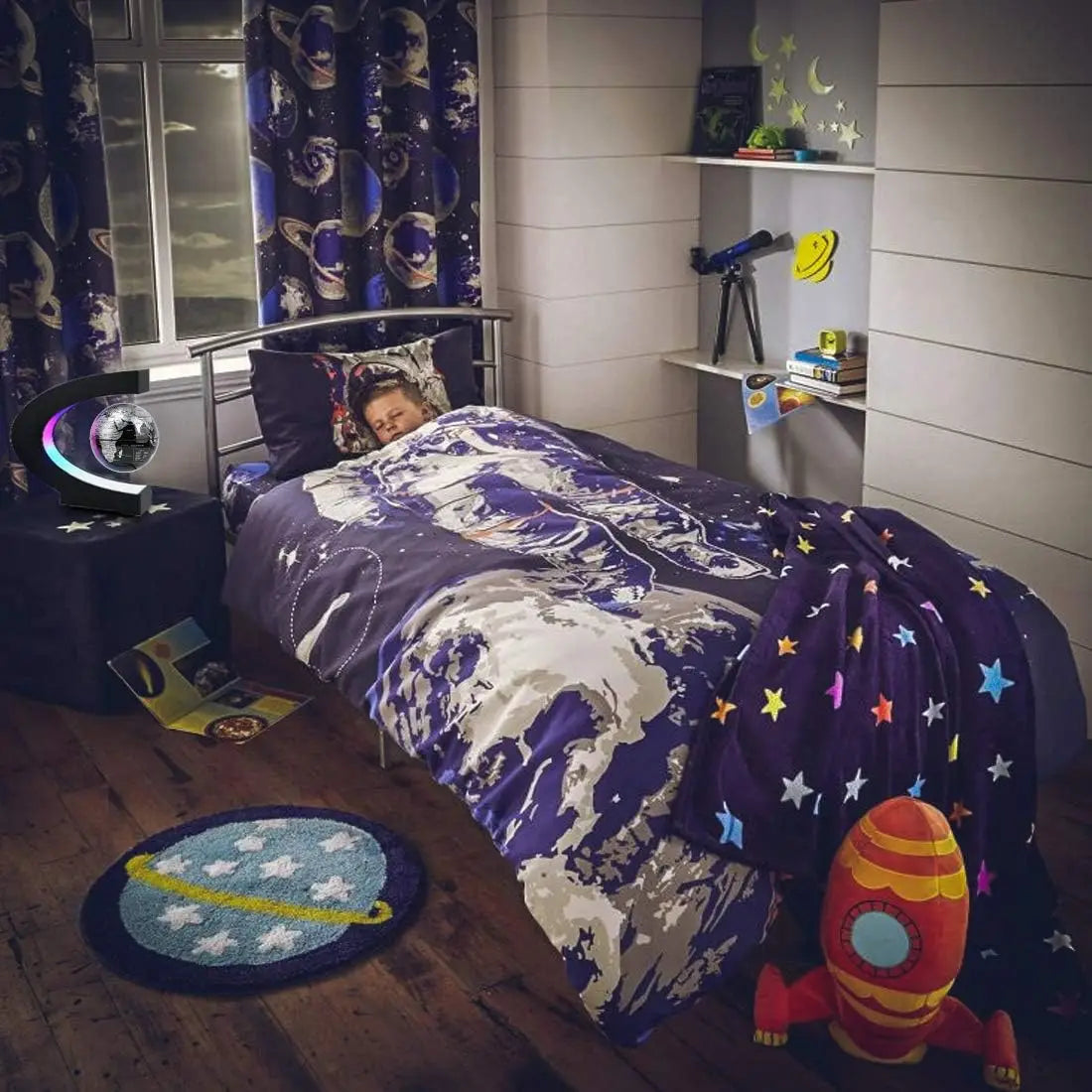 Magnetic Levitating Globe with LED Light
