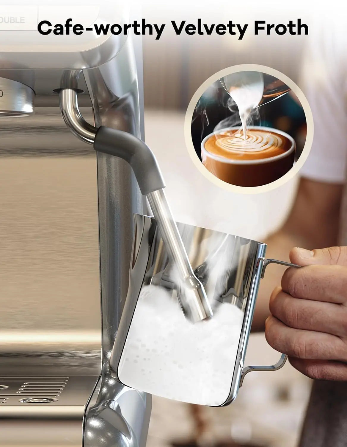 20 Bar Espresso Coffee Machine  With Grinder