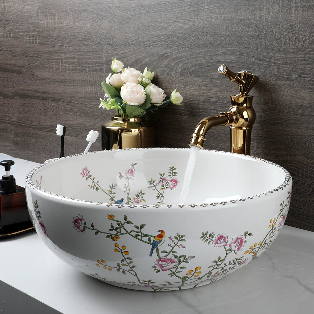 Ceramic Basin Sink Bowl