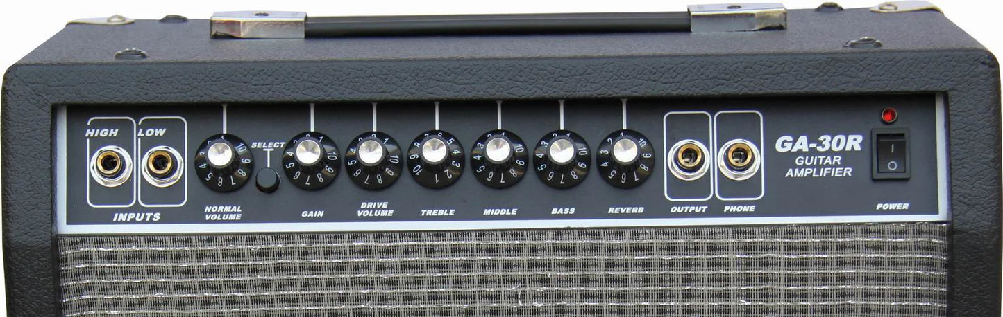 High Quality Guitar AMP GA-30R 30W Electric Guitar Amplifier Black