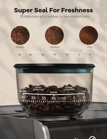 20 Bar Espresso Coffee Machine  With Grinder