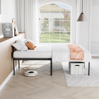 Metal Platform Bedroom Frames with Storage