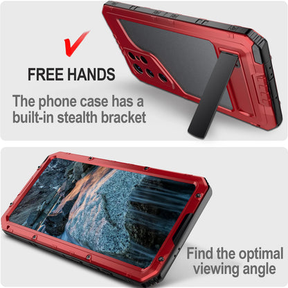 Samsung S24 S23 Ultra Waterproof Metal Phone Case