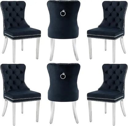 Velvet Dining Chairs Set Of 6